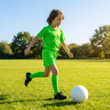 Kids' football kit in multicolour with shirt, shorts, and socks