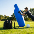 Inflatable goalkeeper mannequin for football training