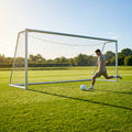 16ft x 7ft aluminium football goal for youth teams