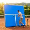 Inflatable tennis rebound wall with adjustable angles for training
