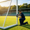 Replacement football goal nets for Alu110 goals, various sizes in white