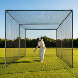 Cricket nets made from HDPE, available in various sizes for indoor and outdoor use