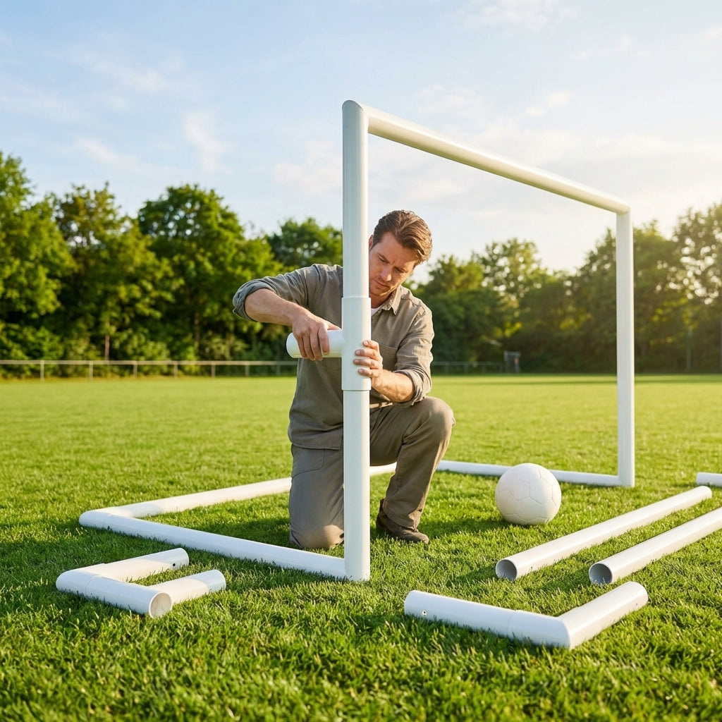 Replacement corners and connectors for football goals