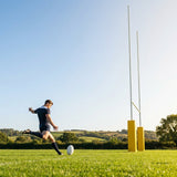 Aluminium hinged rugby posts for professional grounds