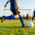 Football socks in various sizes and colours for players