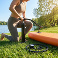 SUP Hand Pump equipped with dual and triple action for water sports