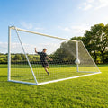 21x7ft football goal with steel frame for schools and parks