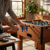 Table football spare parts, including legs and rods