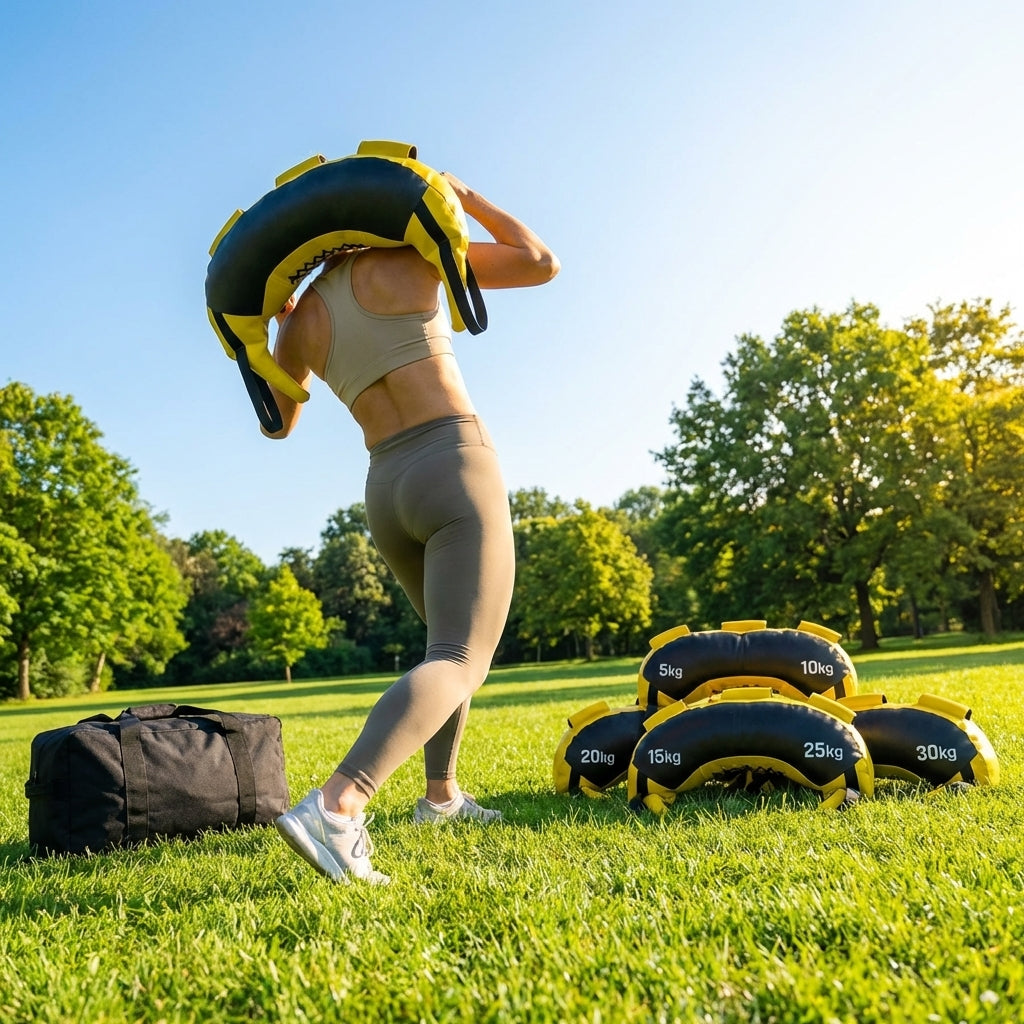 Bulgarian Power Weight Bags for gym and home use, 5-30kg range