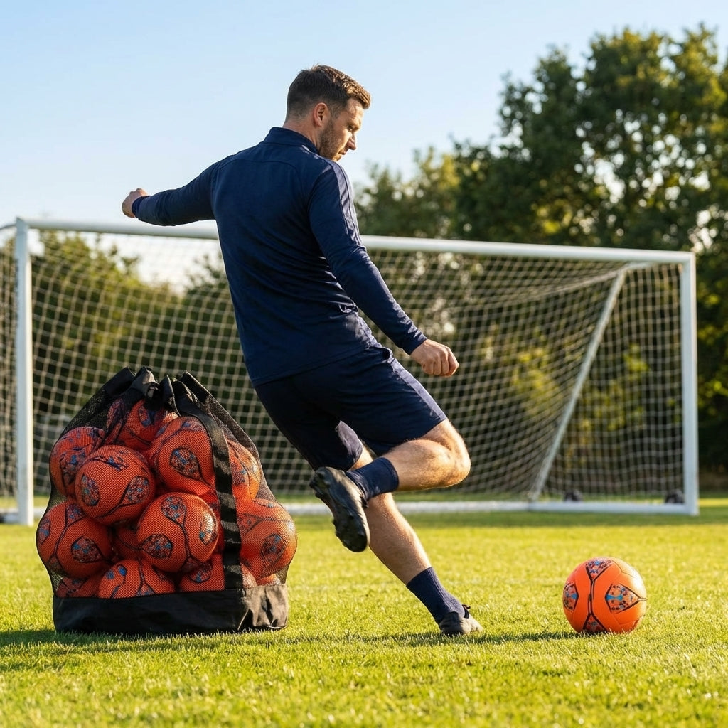Club football in multiple colours and sizes for multi-surface use