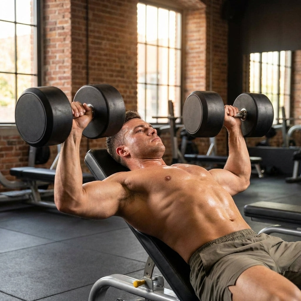 Urethane dumbbells with steel core, ideal for gyms