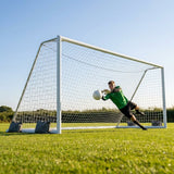 Aluminium Freestanding Football Goal 16 x 6ft for Youth Matches