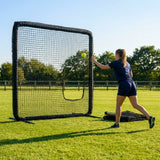Replacement softball screen net for indoor and outdoor use