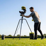 Baseball Pitching Machine with Adjustable Speed for Indoor and Outdoor Use