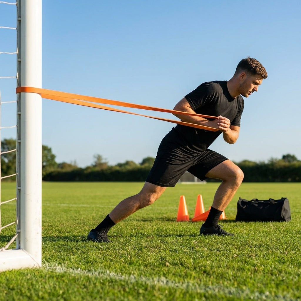 Versatile resistance bands for fitness and training in multiple sizes and colours