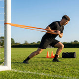 Versatile resistance bands for fitness and training in multiple sizes and colours