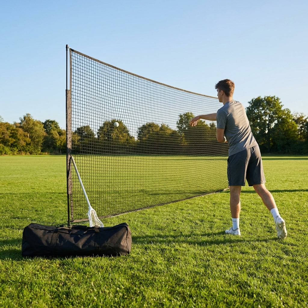 Ball Stop Net System with Steel Frame for Sports Clubs