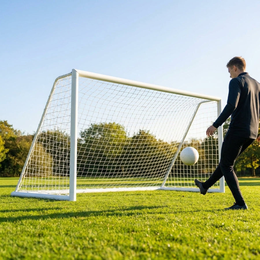 Freestanding Football Goal – 12ft x 6ft – Aluminium – Youth Matches