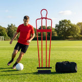 Football training mannequins made from shatterproof PVC, 6ft tall