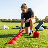 Rugby Training Marker Cones in multiple colours with cone stand