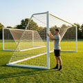 Replacement football goal nets for Alu110 goals, various sizes in white