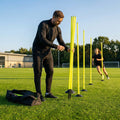 Slalom training poles in vibrant colours for agility training