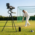 Cricket Bowling Machine with adjustable speed and steel frame
