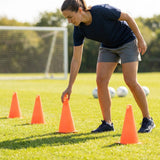 Training cones for sports practice, durable 12-inch cones