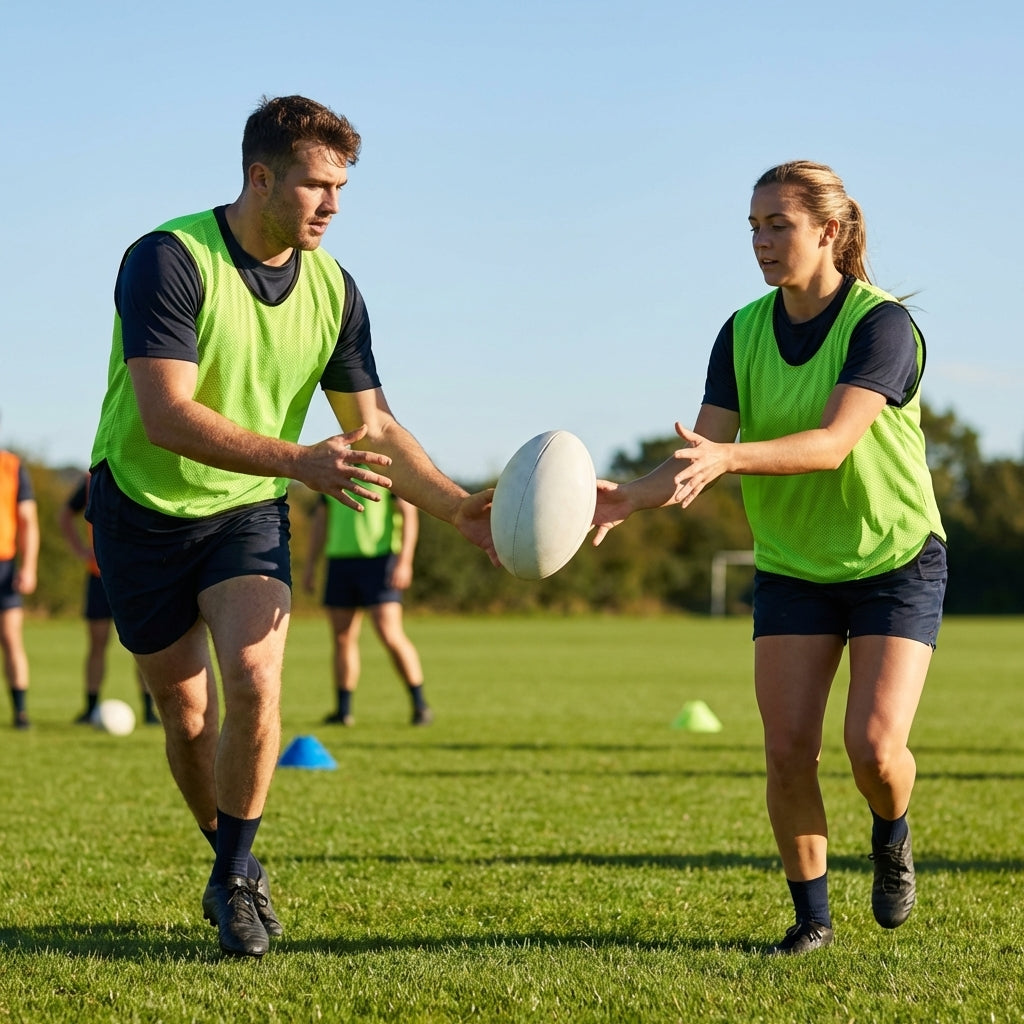 Rugby Training Bibs in Various Colours and Lightweight Mesh