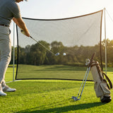 Golf Impact Netting in black or green with HDPP twine for indoor and outdoor use