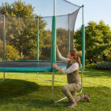 Replacement trampoline pole pads with cushioned protection for outdoor use