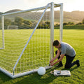 Replacement football goal nets for Alu110 goals, various sizes in white