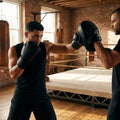 Boxing gloves in multiple colours made of PU leather for combat sports