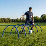 Football Training Passing Arcs, Fluorescent Yellow, High Tensile Plastic