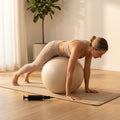 55cm Anti-Burst Yoga Ball in Charcoal for Yoga and Pilates