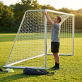 Replacement football goal nets for Alu110 goals, various sizes in white