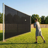 High-quality baseball outfield screen in black or green