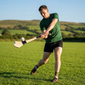 Ash Hurling Stick with custom grip colours, ideal for indoor and outdoor sports