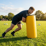 Yellow AFL tackle bag with 600GSM PVC for training