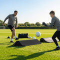 Goalkeeper training ramp made from durable rubber for indoor and outdoor use