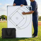 Double-sided coaching board with aluminium frame and accessories