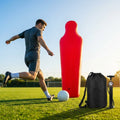 Inflatable football mannequins available in multiple sizes for training use