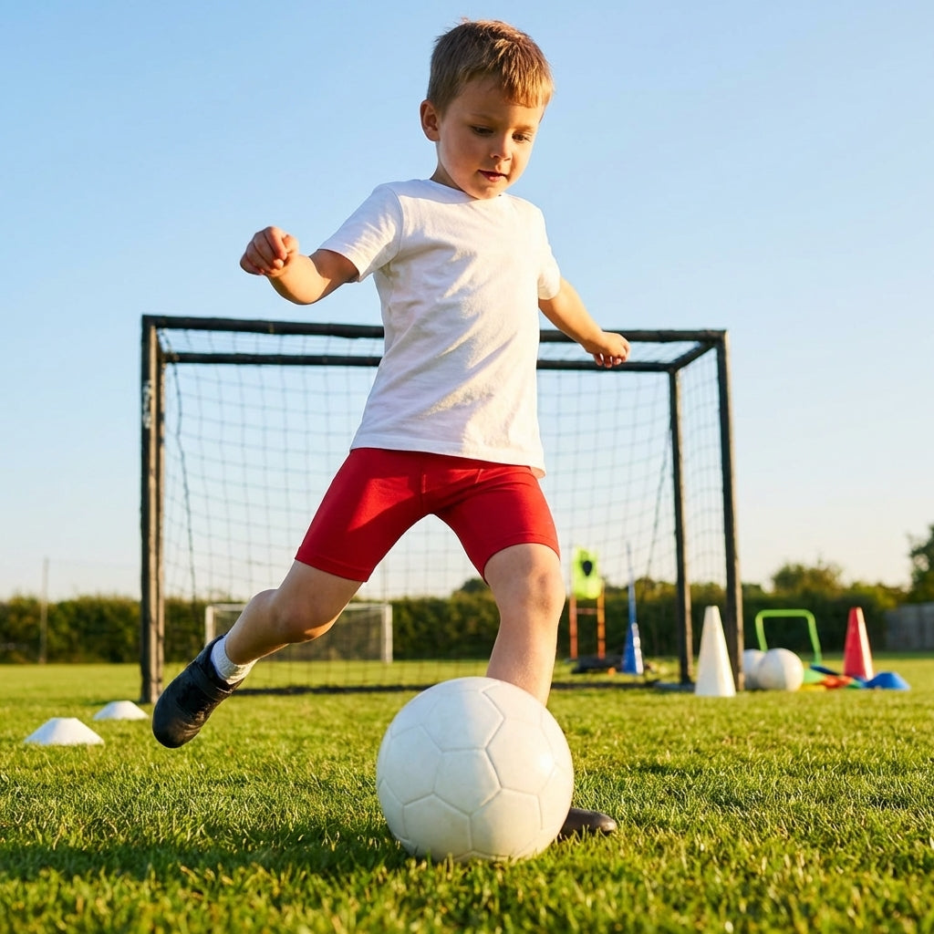 Kids’ base layer shorts in various colours for sportswear