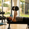 Urethane dumbbells with steel core, ideal for gyms