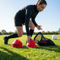 Training cones for sports practice, durable 12-inch cones