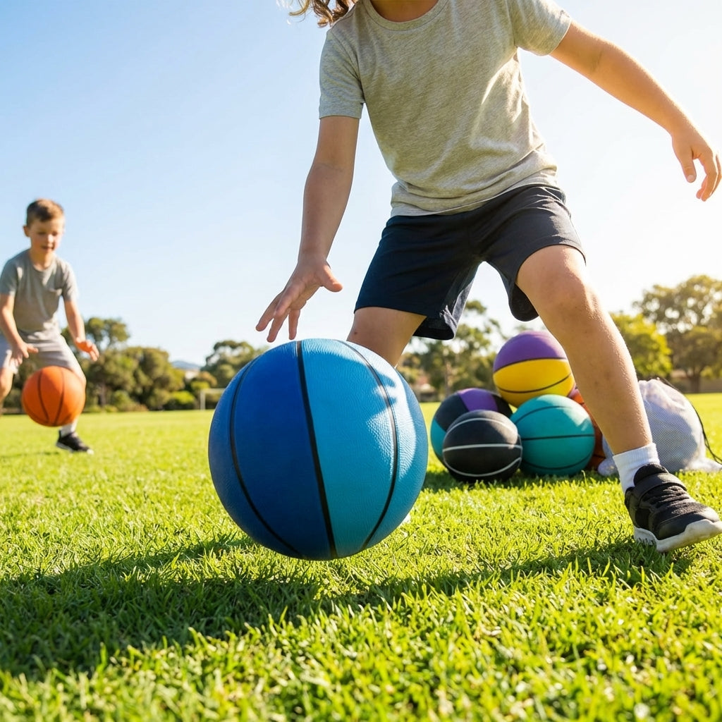 All Court Basketball in various sizes and colours for indoor and outdoor use