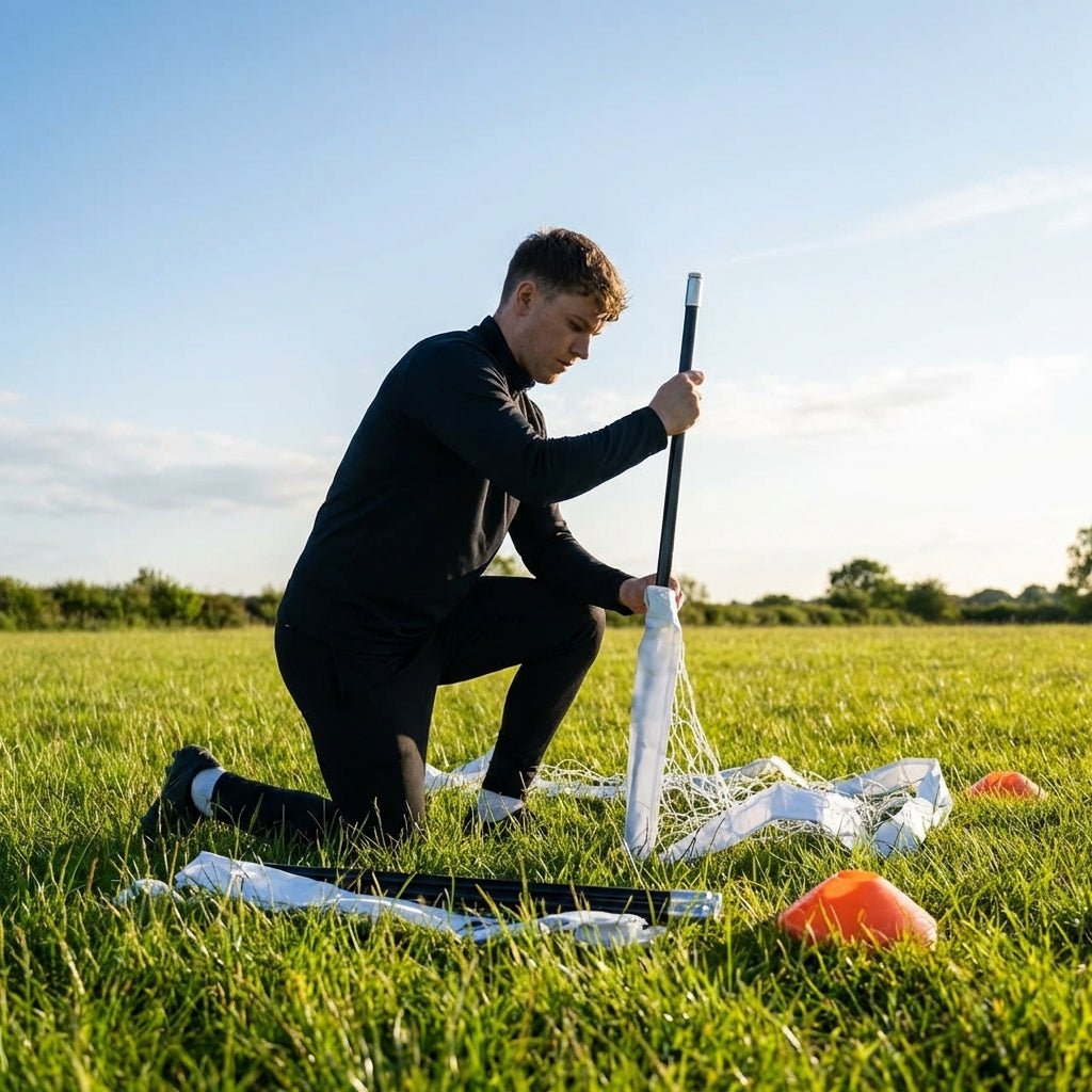 Fibreglass goal poles for ProFlex football goals