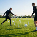 Football Training Passing Arcs, Fluorescent Yellow, High Tensile Plastic