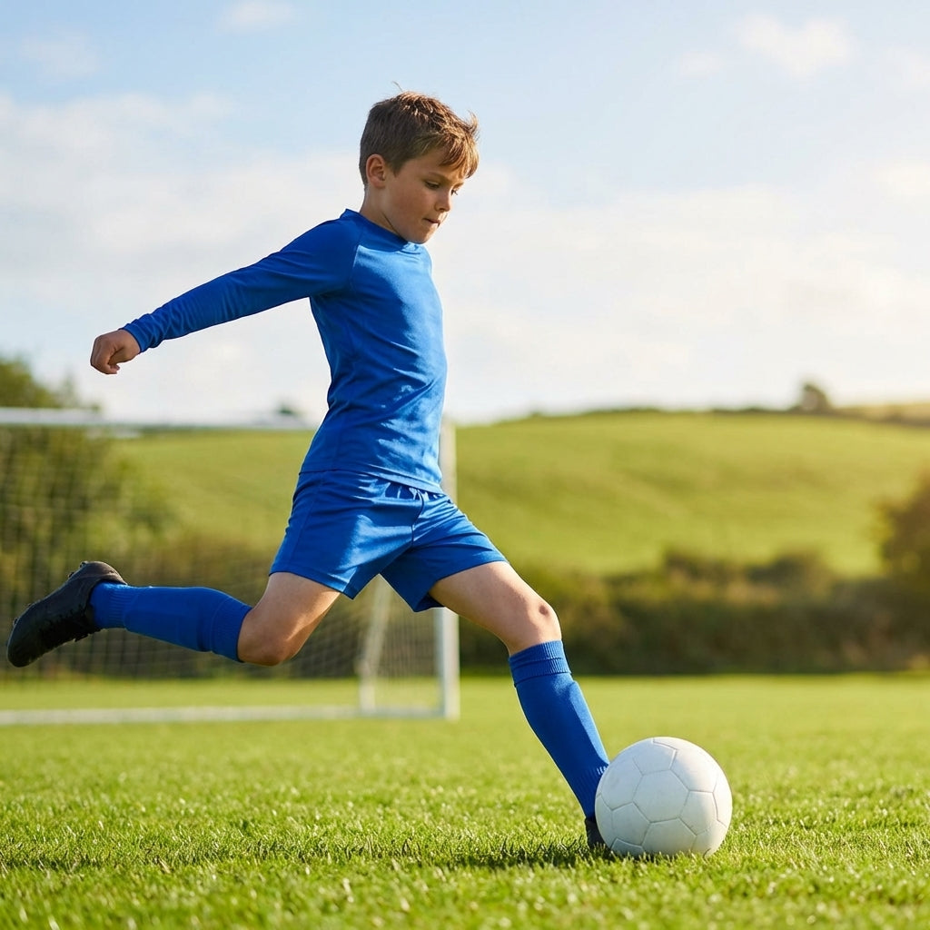 Junior Boys' Long Sleeve Base Layer Top in Various Colours
