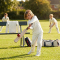 Kids cricket whites apparel in polyester, available in various sizes